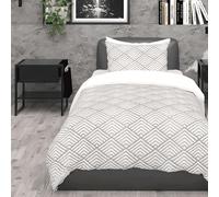 Intemporel Soleil d'ocre, Juego de Funda para edredón 3D Microfibra 140 x 200 cm Laya Gris