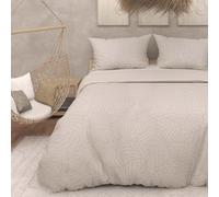 Intemporel Soleil d'ocre, Juego de Funda para edredón 3D Microfibra 240 x 220 cm Maya Lino