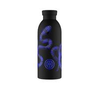 Inter - Botella de agua térmica de 500 ml, botella termo con tapón 100% hermético (12 horas bebidas calientes 24 horas frías), ecológica de acero inoxidable. Producto oficial
