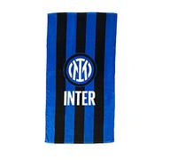 Inter Toalla de Playa de Espuma, 90 x 170, Logotipo, 100% algodón, Producto Oficial, gráficos Nerazzurra