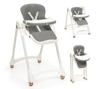 Interbaby Trona Bebé Evolutiva Plegable 6-36 Meses Aluminio (Practic Gris)