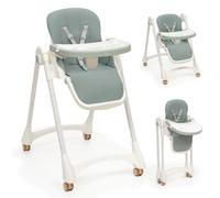 Interbaby Trona Bebé Evolutiva Plegable 6-36 Meses Aluminio (Practic Verde)
