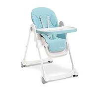 Interbaby Trona Bebe Evolutiva | Trona Plegable Bebe 6-36 meses, Máximo 25 kg, Aluminio | Trona Bebe Respaldo 3 Posiciones, Patas y Bandeja Regulables, Arnés de Seguridad | Comfort Eat Verde
