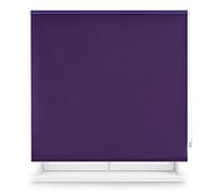 INTERBLIND | Estor Enrollable Opaco Liso Premium - Estor Enrollable Tamaño 100x175 cm Ancho por Alto - Estor Opaco Medida Tela 97x170 cm - Estor Térmico Violeta - Estor Aislamiento Luz, Frío y Calor