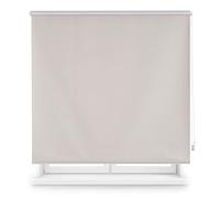INTERBLIND | Estor Enrollable Opaco Liso Premium - Estor Enrollable Tamaño 100x175 cm Ancho por Alto - Estor Opaco Medida Tela 97x170 cm - Estor Térmico Plata - Estor Aislamiento Luz, Frío y Calor