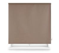 INTERBLIND | Estor Enrollable Opaco Liso Premium - Tamaño 100x175 cm - Medida Tela 97x170 cm - Estor Térmico Topo - Aislamiento Luz, Frío y Calor