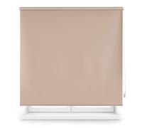 INTERBLIND | Estor Enrollable Opaco Liso Premium - Tamaño 160x175 cm Ancho por Alto - Medida Tela 157x170 cm - Térmico Marfil - Aislamiento Luz, Frío y Calor