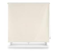 INTERBLIND | Estor Enrollable Opaco Liso Premium - Tamaño 160x230 cm Ancho por Alto - Medida Tela 157x225 cm - Térmico BEIG - Aislamiento Luz, Frío y Calor