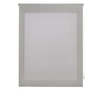 INTERBLIND | Estor Premium Enrollable Translúcido Liso 120x175 cm - Medida de Tela 117x170 cm - Color Plata - Para Ventanas