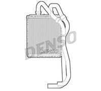 Intercambiador de calor, calefacción interior DENSO DRR12021
