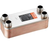 Intercambiador de calor VEVOR, con 80 placas para una calefacción eficiente, construcción duradera en acero inoxidable, modelo de 5x12 pulgadas, paquete de 30 unidades