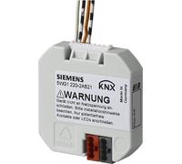 Interfaz de pulsador Siemens, con 2 contactos/salidas sin potencial, control LED, 1 unidad.