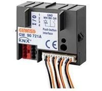 Interfaz KNX, 4 canales para contactos, 0,06 kg, 4,9 x 5,3 x 7 cm