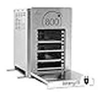 Intergrill Barbacoa eléctrica 800°, quemador de cuarzo, parrilla de mesa acero inoxidable 20 kg