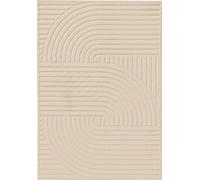 Interiyou, alfombra Teppich, color crema, modelo Lecce, dimensiones 240x340 cm