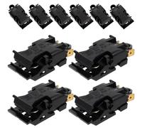 Interruptor 10 Piezas 16a 250v Apagado Automático | Termostato de Reparación, Plástico y Cobre, Negro, para Agua y Cocina, Uso Doméstico