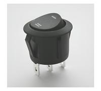 Interruptor 11.478.I Electro DH unipolar basculante Cuerpo Negro y Tecla Negra 8430552091218