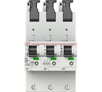 Interruptor AEG SHS, 50A, modelo HS91.3E50SAV, con capacidad de corte de 25kA, para 3 polos