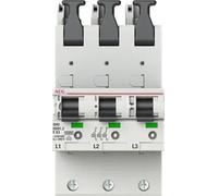 Interruptor AEG SHS, 63A, modelo HS91.3E63SAV, ** con características eléctricas de 25kA, para 3 polos