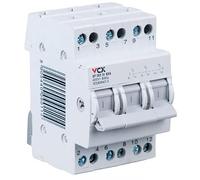 Interruptor agregado de red modular 1-0-2 3P 63 A, 400 V CA 50 Hz - control de voltaje y alimentación en redes industriales y ámbito doméstico
