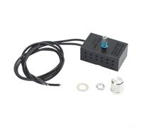 Interruptor Atenuador Rotativo 300W 120V/240V Continua Interruptor | Atenuación continua para suave, giro intuitivo, para clic audible encendido/apagado, 300W máx, para fácil instalación