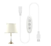 Interruptor Atenuador USB: Controlador De Brillo De Lámpara De 5 V, Adaptador De Atenuación De Luz Portátil, Control De Iluminación De Ocho Niveles | Dispositivo De Ajuste De Iluminación Del Hogar Par