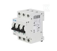 Interruptor automático 15kA 3 polos FAZ-C6/3 278867