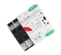 Interruptor automático 2P 63A del cambio para el picovoltio solar | para control remoto de aplicación Tuya, monitor de voltaje en tiempo real, protección de sobre/bajo voltaje