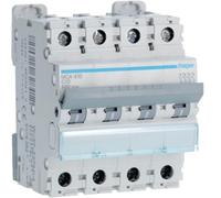 Interruptor Automático 4 Polos 10 A 6 Ka Curva C 4 M. Din Hager MCA410