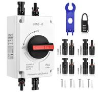 Interruptor automático DC, grado de protección IP66, 40A, 1200V, para sistemas fotovoltaicos, vehículos recreativos y embarcaciones
