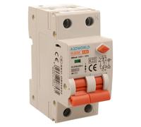 Interruptor automático de 32A, con protección diferencial de 300mA, módulos de 2 DIN, para instalaciones eléctricas