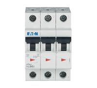 Interruptor automático de sobrecorriente serie 15 kA de 3 polos FAZ-B40/3