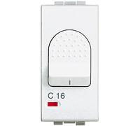Interruptor automático magnetotérmico16A 1 módBTICINO LivinglightN4301/16 Blanco