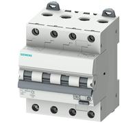 Interruptor Automático RCBO 4P Siemens 16A 30mA Tipo A 6kA - 5SU13466FP16