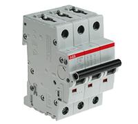 Interruptor automático S203M-C16, 3P, curva tipo C, 16 A, capacidad de corte máxima de 10 kA a 400 VAC (Referencia: ABB 2CDS273001R0164)
