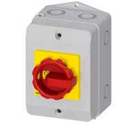 Interruptor automático Siemens 3LD22641TC53, 4 polos, 32A, 400V, 11,5kW, con terminal 1N, encapsulado