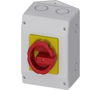 Interruptor automático Siemens 3LD25651GP53, 3 polos, 63A, 400V, 22kW, 1S+1Ö, 1 terminal N, aislamiento reforzado.