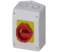 Interruptor automático Siemens 3LD25651TC53, 4 polos, 63A, 400V, 22kW, con terminal 1N, encapsulado
