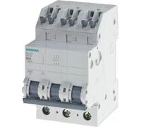 Interruptor automático Siemens, 400V, 6kA, 3 polos, curva C, 16A, T=70mm, modelo 5SJ63167KS (sin tornillos)