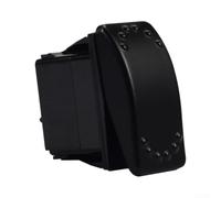 Interruptor basculante ABS DPDT Momentary IP66 resistente al agua | Diseño DPDT, función momentánea, cableado de 6 pines, capacidad de carga de 20 A, fácil montaje (un solo lado)