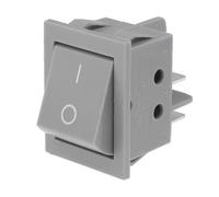 Interruptor basculante bipolar gris 15a/250vac on-off (no luminoso)