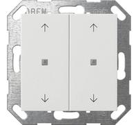 Interruptor basculante KNX, 2f, blanco puro - Elemento de conexión de bus para automatización doméstica KNX 517403