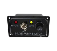 Interruptor basculante marino unidad de panel con un fusible y | Panel de interruptor basculante para autocaravanas, yates, barcos, camiones, marina, kay
