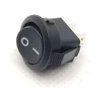 Interruptor basculante on-off unipolar 4a/250v negro