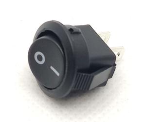 Interruptor basculante on-off unipolar 4a/250v negro