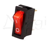 Interruptor basculante unipolar off-on luminoso rojo 16a