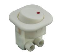 Interruptor basculante unipolar on-off 6a/250vac blanco