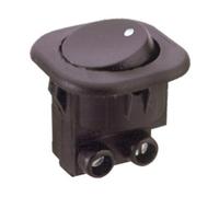 Interruptor basculante unipolar on-off 6a/250vac negro