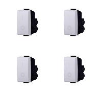 Interruptor bipolar 4P 16A compatible Bticino Matix color blanco