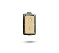 Interruptor bipolar de color blanco Serie 'Laser' compatible con Serie 'Magic' Bticino